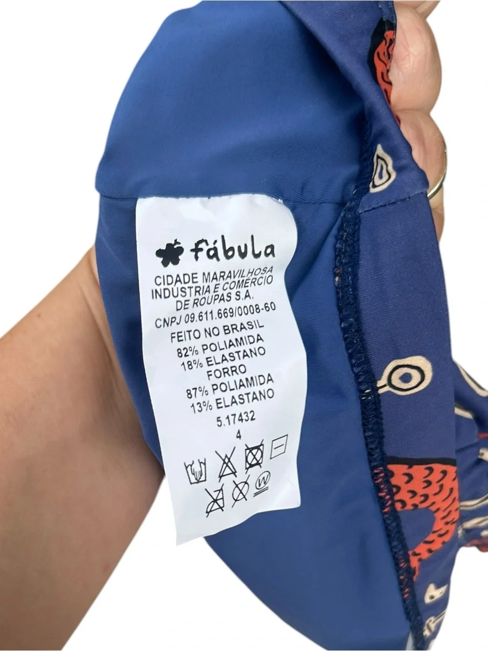 Fabula Bento Navy Euro‎ Swim Shorts with Red Fish & Anchor Print NWT 4T Sailing